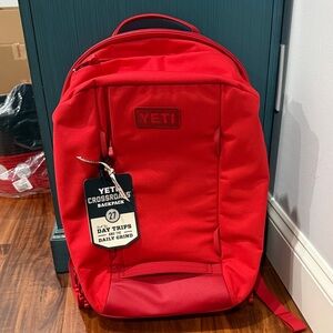 YETI Vibrant Red Crossroads Backpack 27L